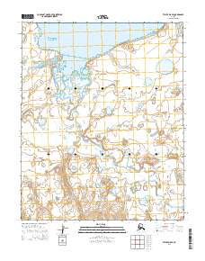 Teller D-5 SE, AK — USGS 7.5-minute topo (2014)