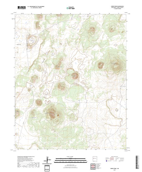 Cerro Pomo, NM — USGS 7.5-minute topo (2023)