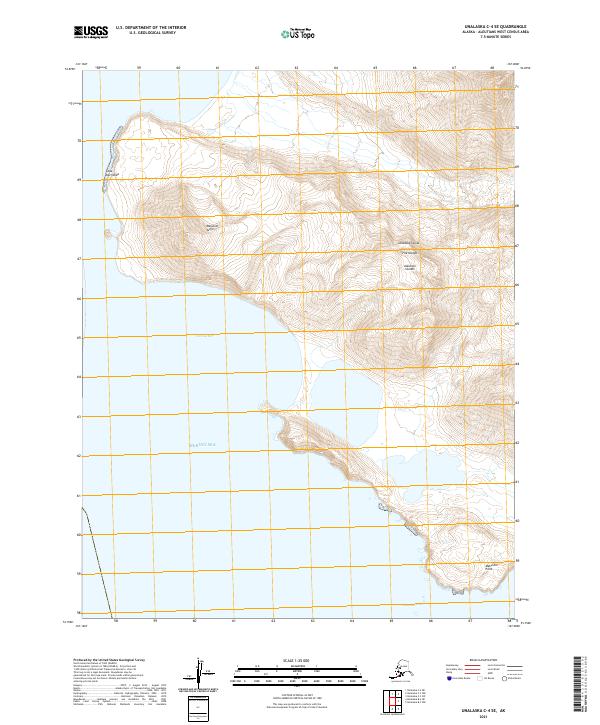 Unalaska C-4 SE, AK — USGS 7.5-minute topo (2021)