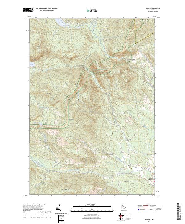 Andover, ME — USGS 7.5-minute topo (2024)