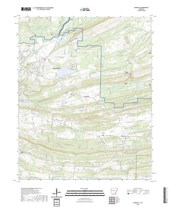 Burnville, AR — USGS 7.5-minute topo (2024)