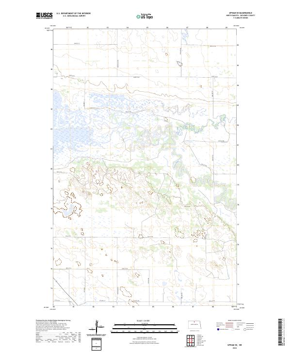 Upham SE, ND — USGS 7.5-minute topo (2024)