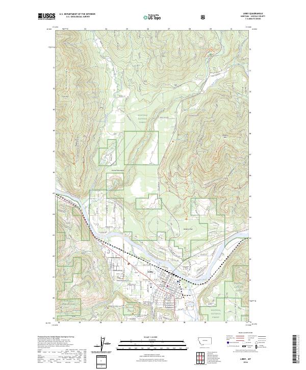Libby, MT — USGS 7.5-minute topo (2024)