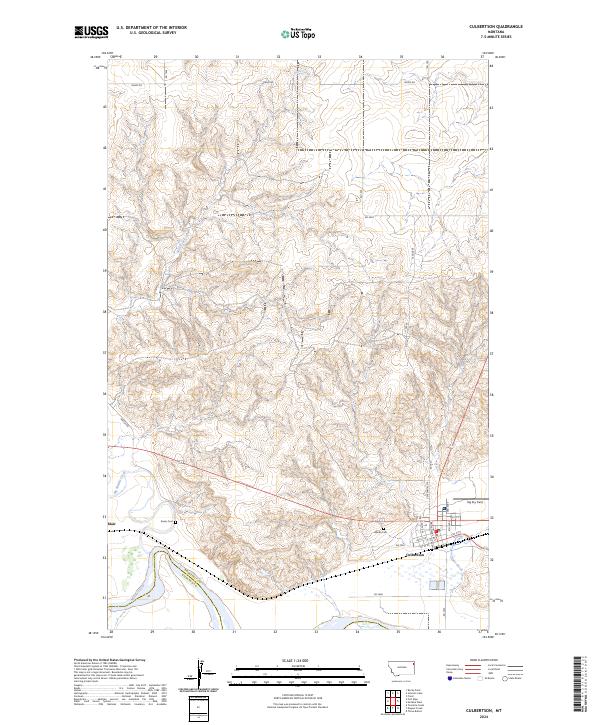 Culbertson, MT — USGS 7.5-minute topo (2024)
