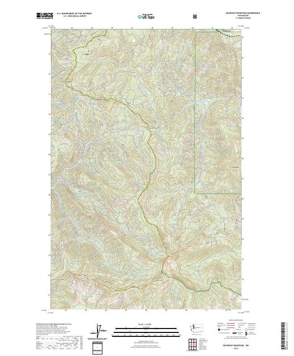 Blowout Mountain, WA — USGS 7.5-minute topo (2023)