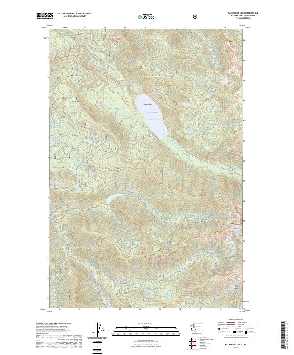 Packwood Lake, WA — USGS 7.5-minute topo (2023)