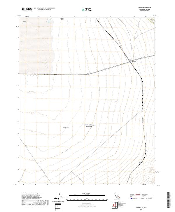 Nipton, CA-NV — USGS 7.5-minute topo (2021)