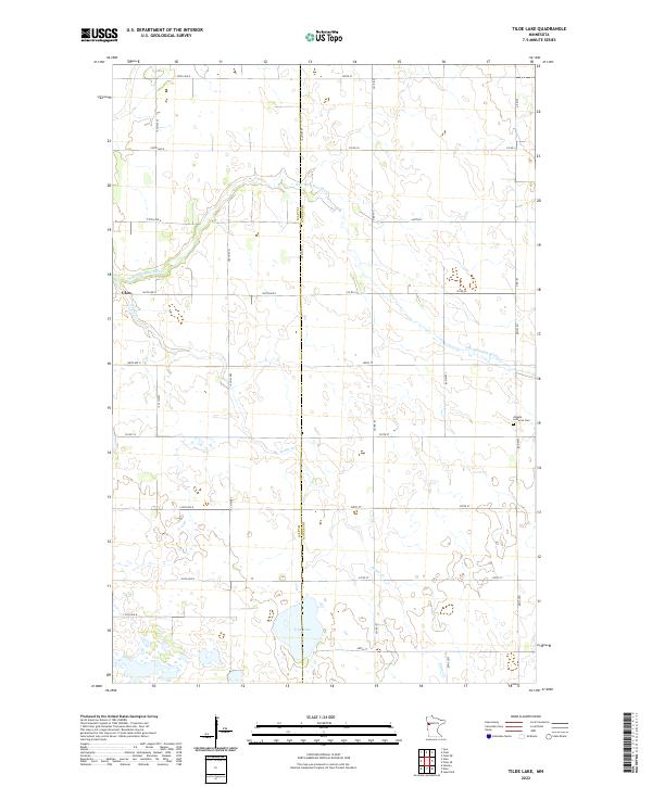 Tilde Lake, MN — USGS 7.5-minute topo (2022)