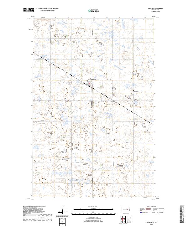 Glenfield, ND — USGS 7.5-minute topo (2024)