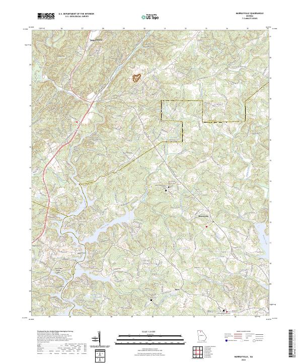 Murrayville, GA — USGS 7.5-minute topo (2024)