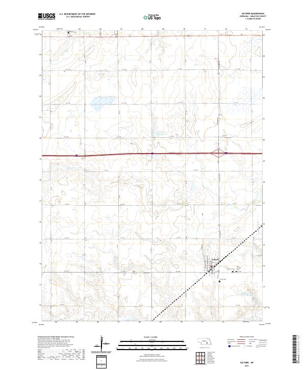 Giltner, NE — USGS 7.5-minute topo (2021)