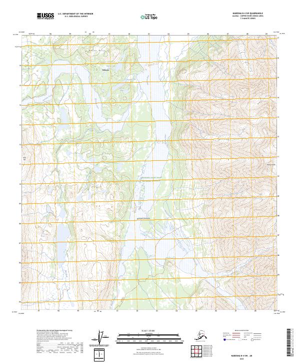 Nabesna B-4 SW, AK — USGS 7.5-minute topo (2023)