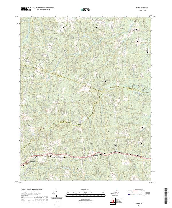 Hebron, VA — USGS 7.5-minute topo (2022)
