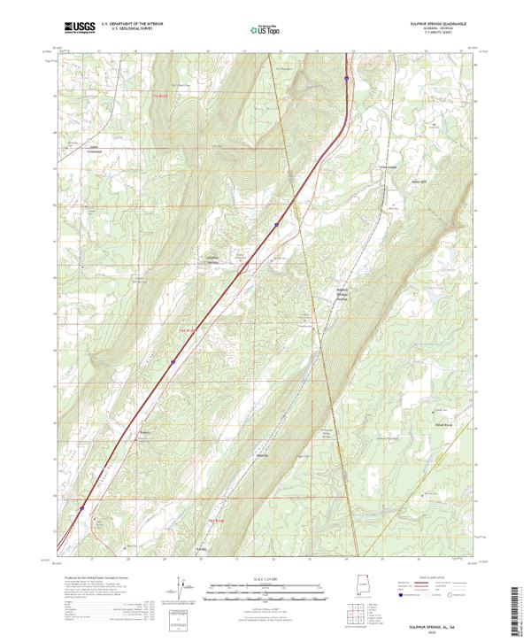 Sulphur Springs, AL-GA — USGS 7.5-minute topo (2026)