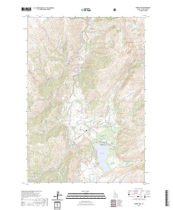 Warm Lake, ID — USGS 7.5-minute topo (2024)