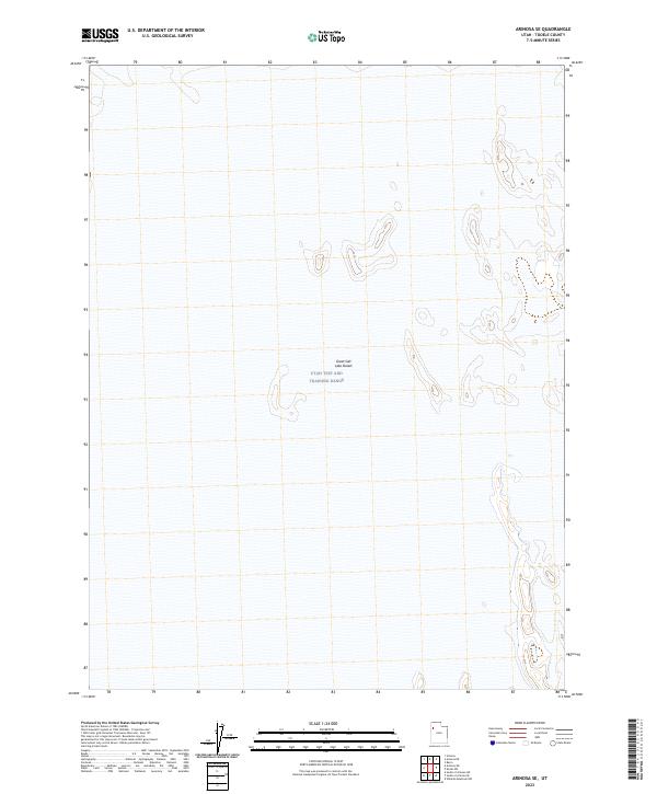 Arinosa SE, UT — USGS 7.5-minute topo (2023)