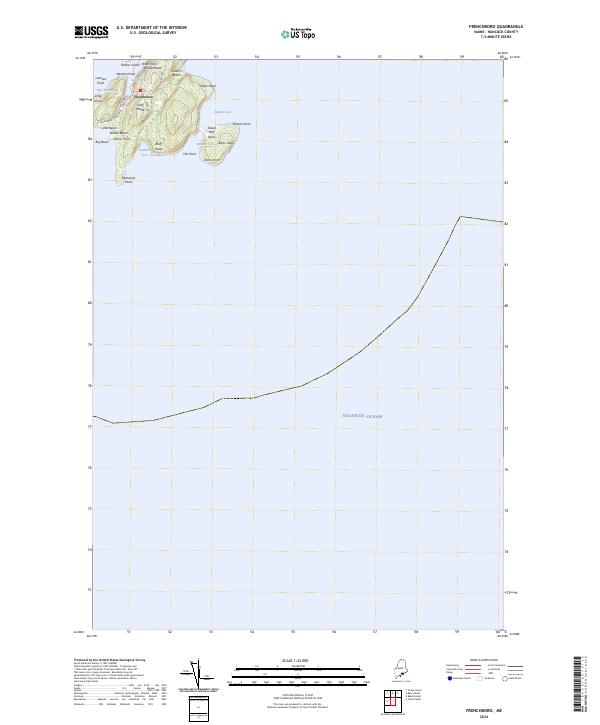 Frenchboro, ME — USGS 7.5-minute topo (2024)