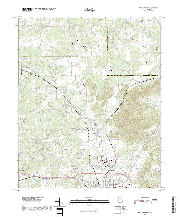 Rockmart North, GA — USGS 7.5-minute topo (2024)