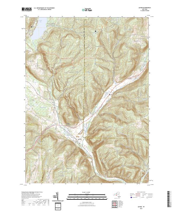 Alpine, NY — USGS 7.5-minute topo (2023)