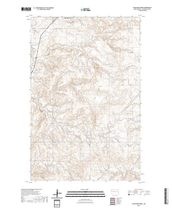 Stockyard Creek, ND — USGS 7.5-minute topo (2024)