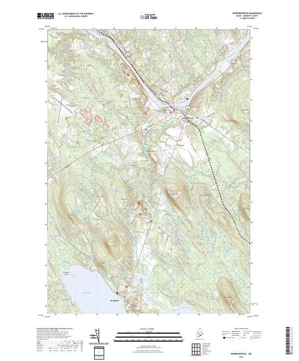 Norridgewock, ME — USGS 7.5-minute topo (2024)