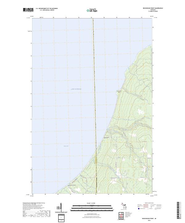 Rockhouse Point, MI — USGS 7.5-minute topo (2023)