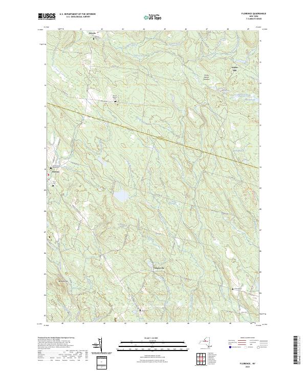 Florence, NY — USGS 7.5-minute topo (2023)