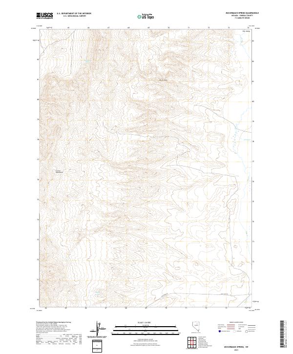 McCormack Spring, NV — USGS 7.5-minute topo (2021)