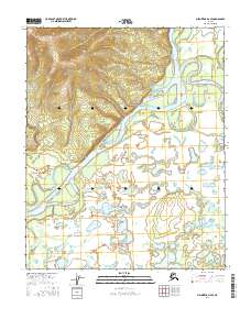 Melozitna D-4 SE, AK — USGS 7.5-minute topo (2016)