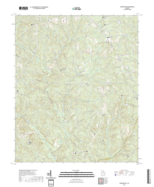 Warthen NW, GA — USGS 7.5-minute topo (2024)