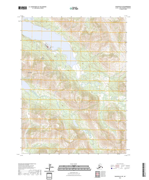 Seldovia B-5 SW, AK — USGS 7.5-minute topo (2024)