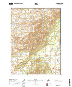 Iliamna D-6 NE, AK — USGS 7.5-minute topo (2019)
