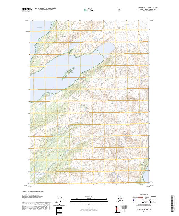Anchorage A-2 NW, AK — USGS 7.5-minute topo (2023)