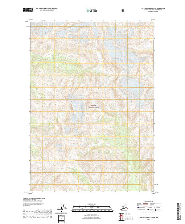 Port Alexander D-3 NW, AK — USGS 7.5-minute topo (2021)