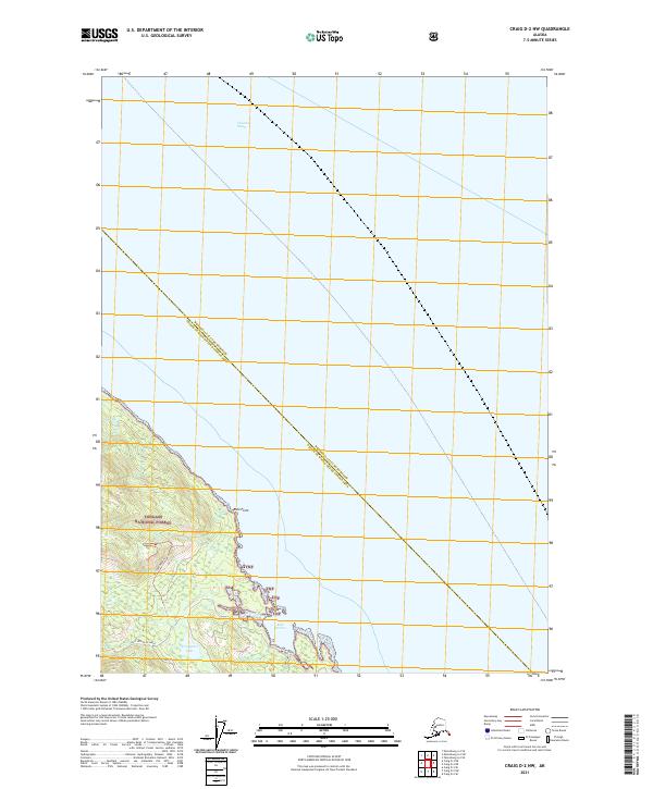 Craig D-2 NW, AK — USGS 7.5-minute topo (2021)