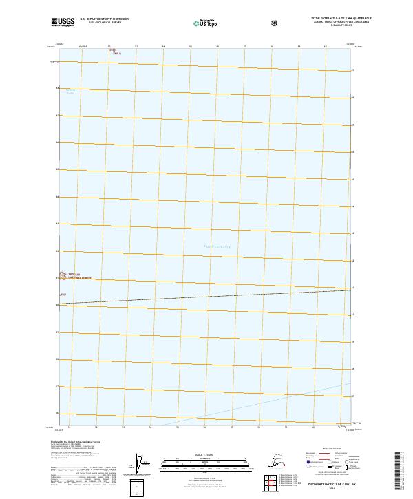 Dixon Entrance C-3 OE E NW, AK — USGS 7.5-minute topo (2021)
