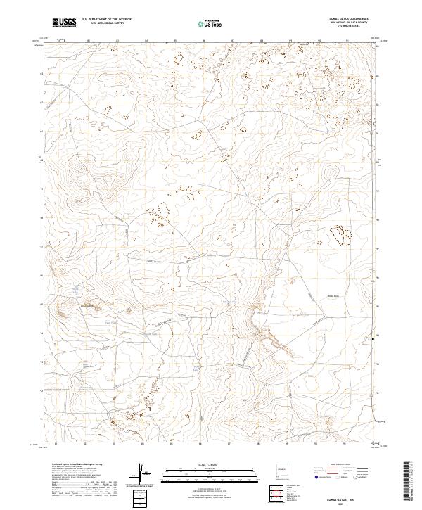 Lomas Gatos, NM — USGS 7.5-minute topo (2023)
