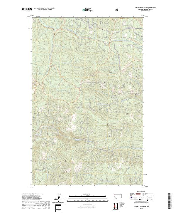 Banfield Mountain, MT — USGS 7.5-minute topo (2024)
