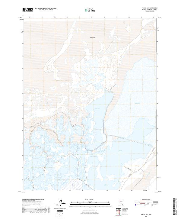 Pintail Bay, NV — USGS 7.5-minute topo (2021)