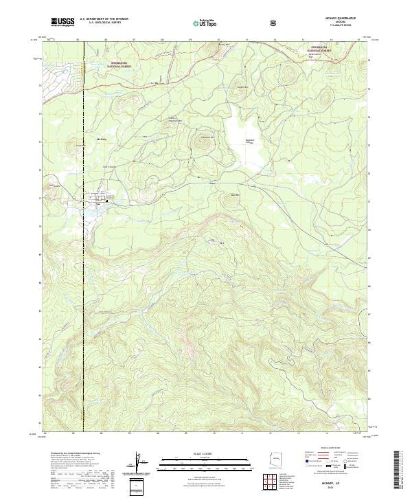 McNary, AZ — USGS 7.5-minute topo (2021)