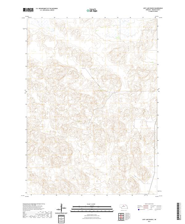 Lost Lake Ranch, NE — USGS 7.5-minute topo (2021)
