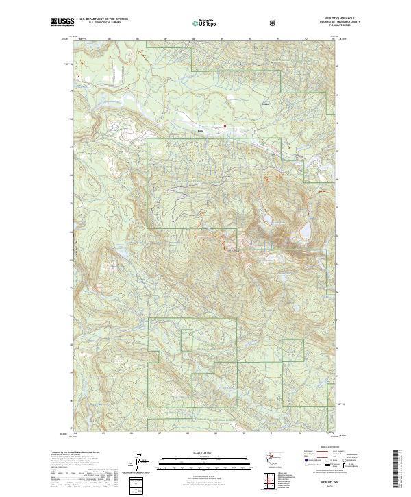 Verlot, WA — USGS 7.5-minute topo (2023)