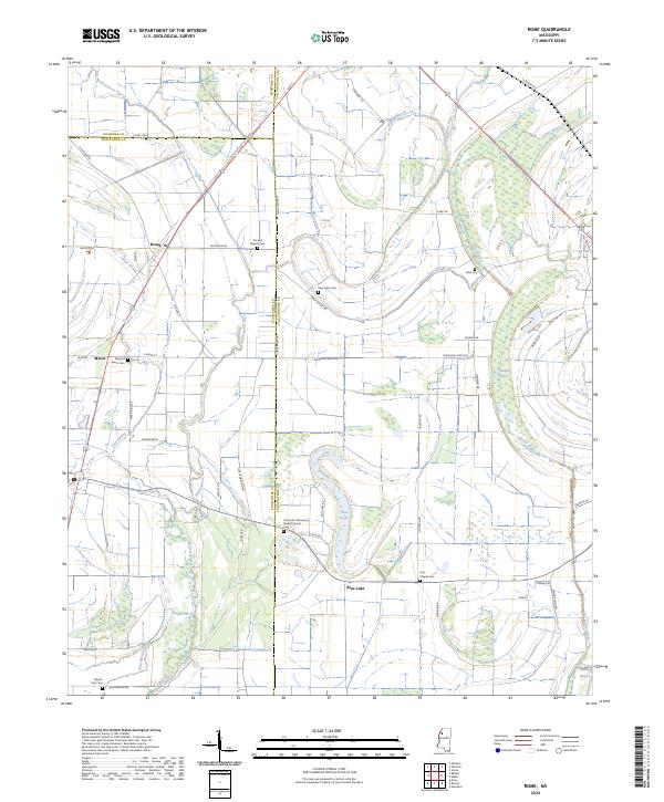 Rome, MS — USGS 7.5-minute topo (2024)
