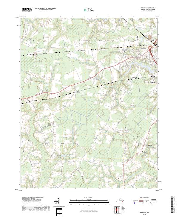 Buckhorn, VA — USGS 7.5-minute topo (2022)
