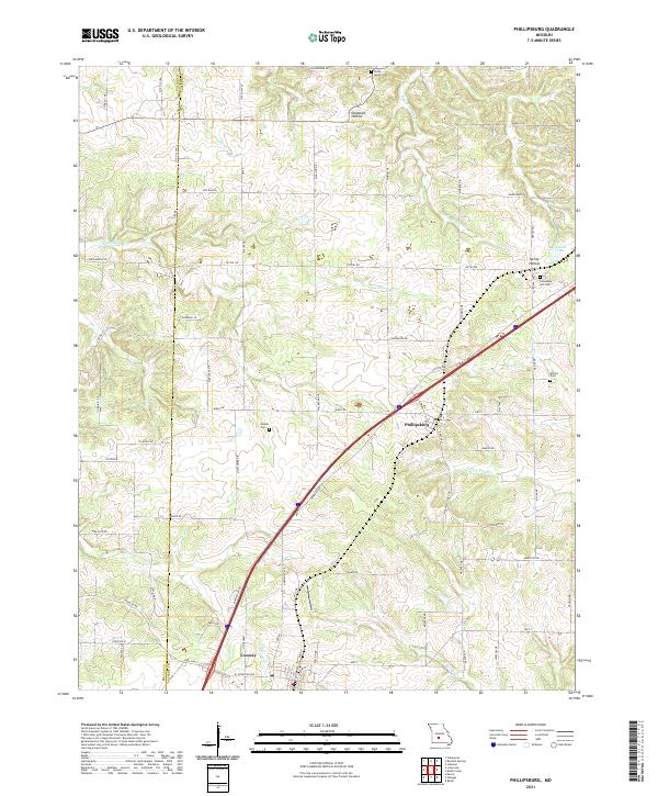 Phillipsburg, MO — USGS 7.5-minute topo (2021)