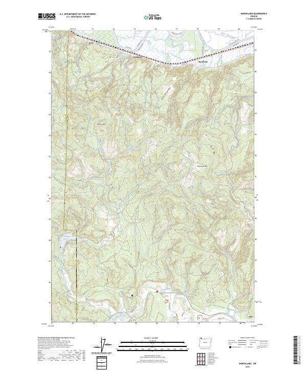 Marshland, OR — USGS 7.5-minute topo (2024)