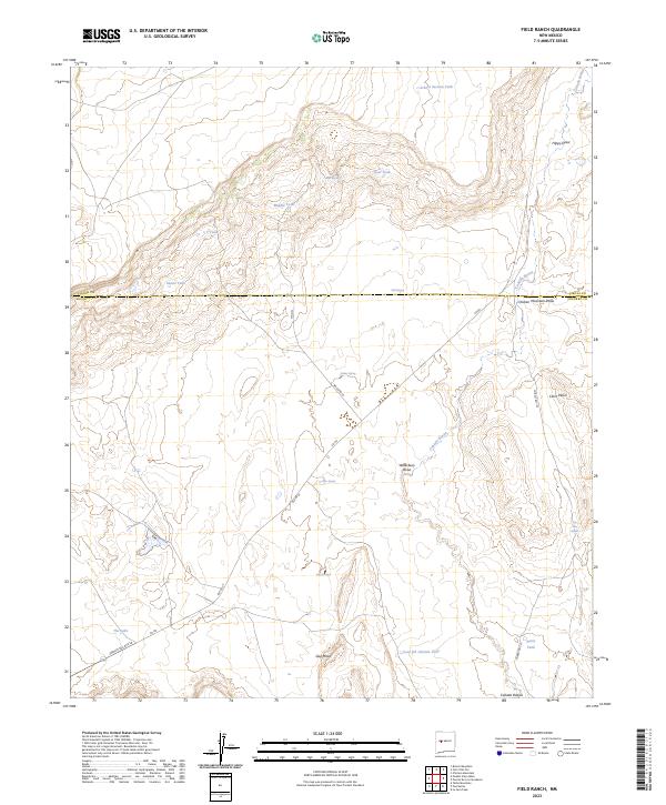 Field Ranch, NM — USGS 7.5-minute topo (2023)