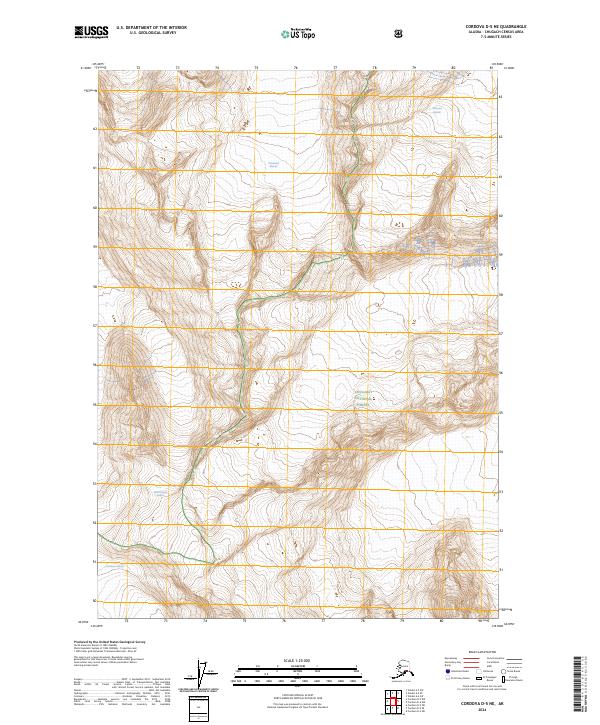 Cordova D-5 NE, AK — USGS 7.5-minute topo (2024)