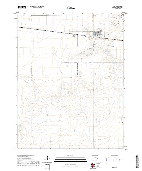 Eads, CO — USGS 7.5-minute topo (2022)