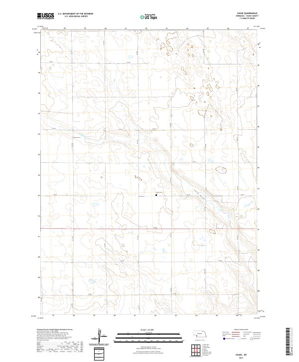 Chase, NE — USGS 7.5-minute topo (2021)